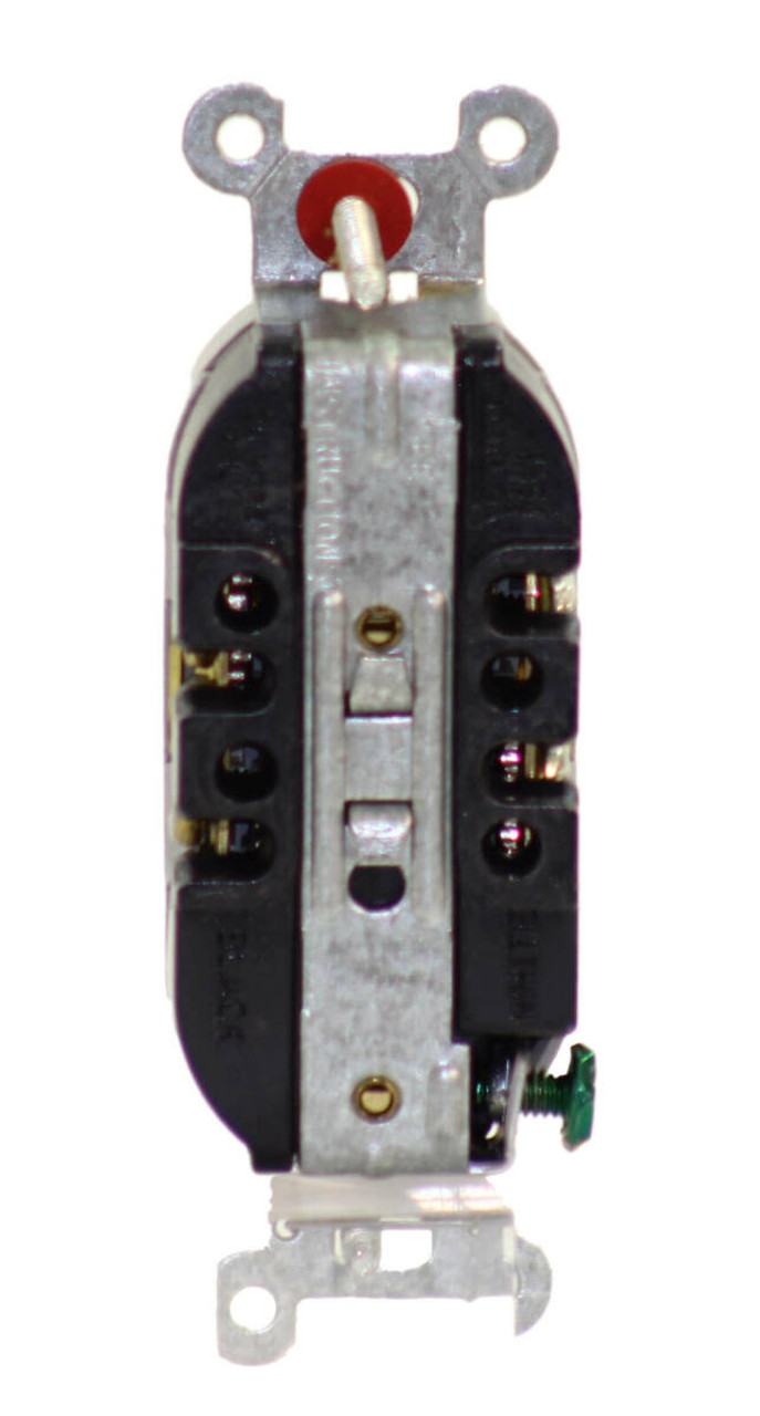 Hubbell 5352AG Receptacle Duplex, Gray, 20A, 125V, NEMA 5-20R, 2 Pole, 3 Wire Grounding