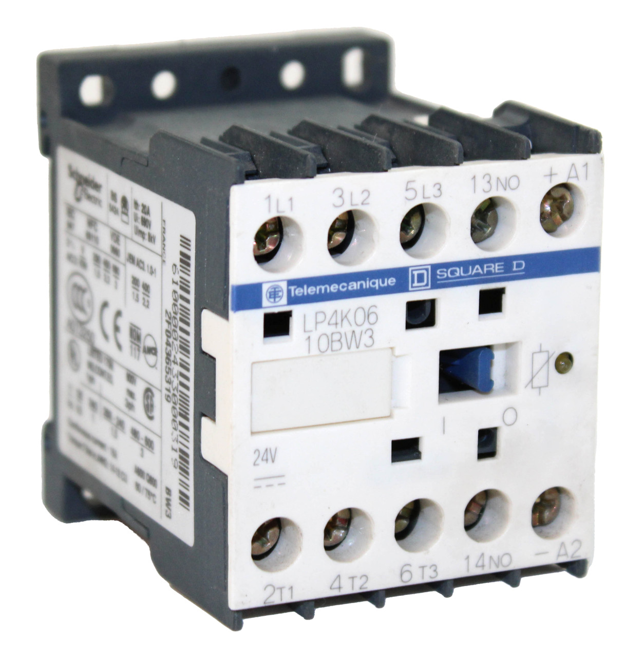 Telemecanique LP4K06-10BW3 Contactor 15A 24V Coil 600V