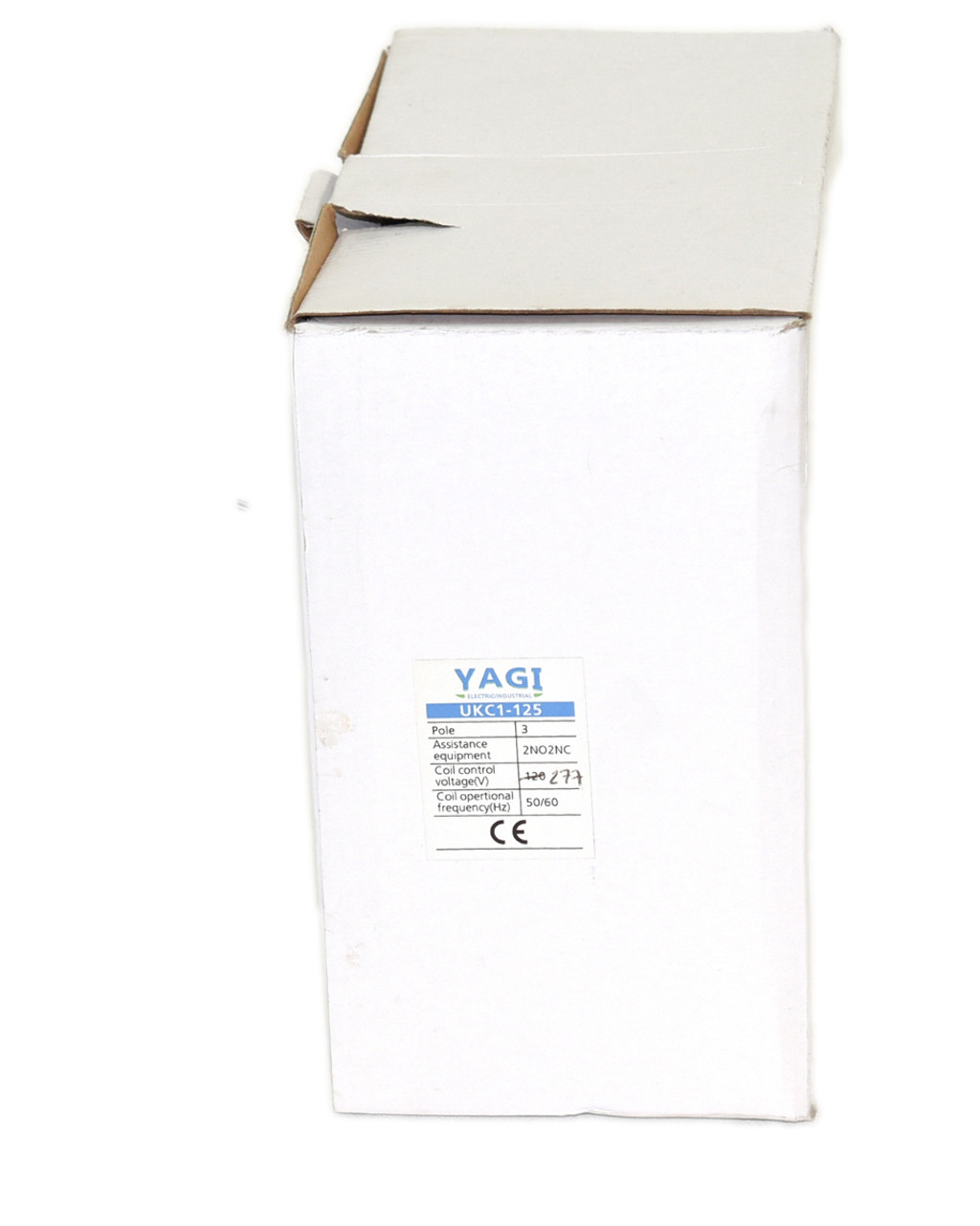 YAGI UKC1-120-3-277 Contactor | 125A | 277V | 3-Pole | 250/277–277/350 V Coil