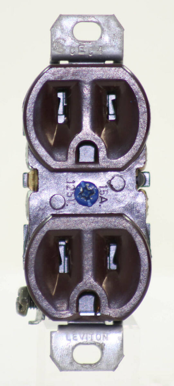 Leviton 5320-B Duplex Receptacle 5320 15A;125V Color Brown
