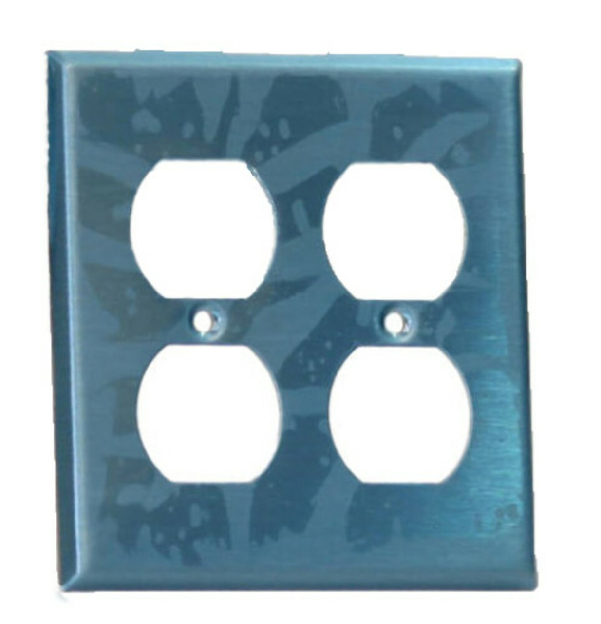 Leviton 84016-40 2 Gang Duplex Wallplate Non-Magnetic, Satin Finish