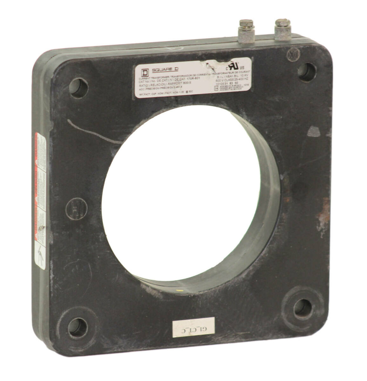 Square D 170R-601 Current Transformer Ratio: 600:5