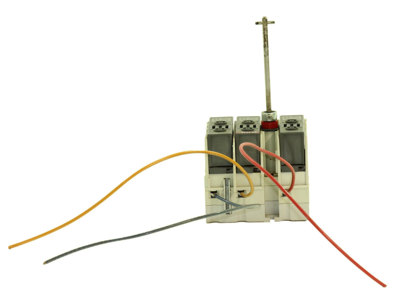 ABB OS 30AJ12 Fusible Disconnect 30A 600V 3P NEMA: 1 Fusible: Yes Use 600V Class CC (HRC-ICC) Fuses