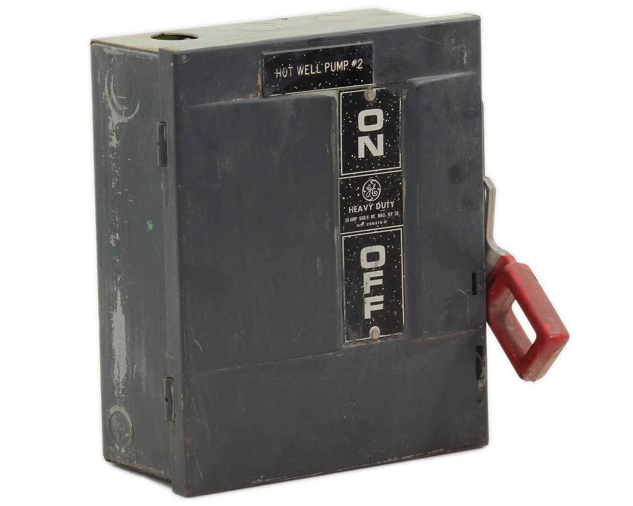 General Electric THN3361 Non-Fusible Disconnect Switch 30A 600V 3P NEMA: 1