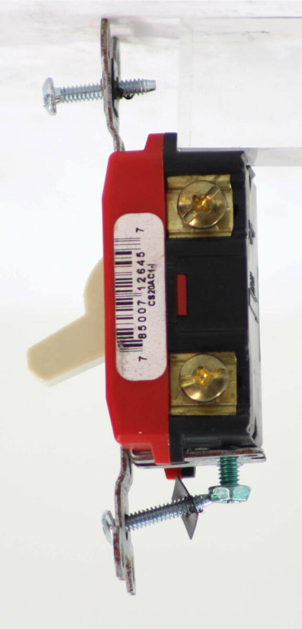 Pass And Seymour CS20AC1I Commerical Specification Grade Switch 20A 120/277V Single Pole