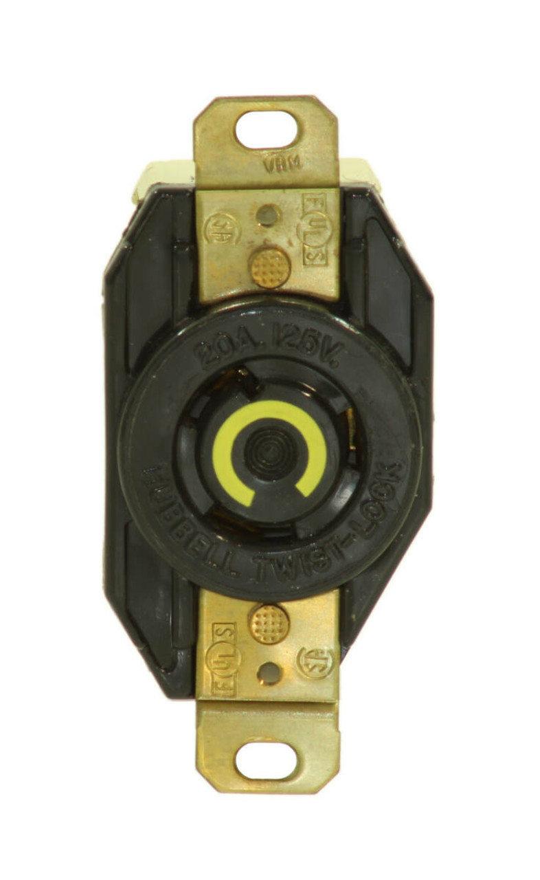 Hubbell HBL2310 Twist-Lock Receptacle 20A 125V