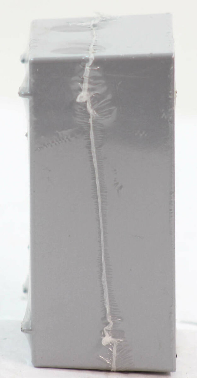 Crouse-Hinds TP7042 Outlet Box One Gang Weatherproof, (5) 1/2 Inch holes, 18.3 CU IN Capacity, Gray
