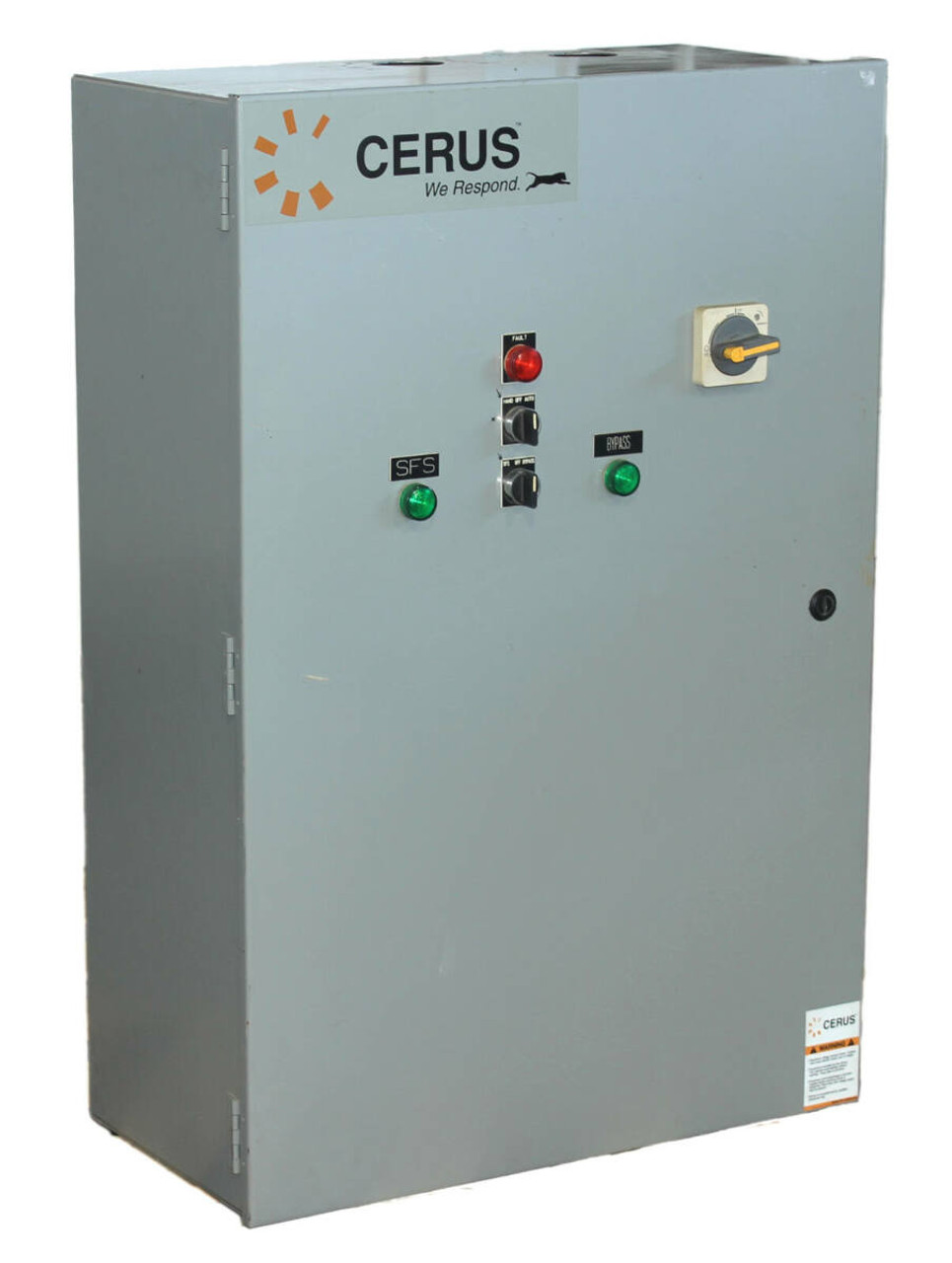 Cerus Industrial C1/BYPSFS072MXX-J-01 Enclosure Industrial Control Panel 72A 460/ 3PHV NEMA: 1 50kA Length: 37 25H 13W CB-157693