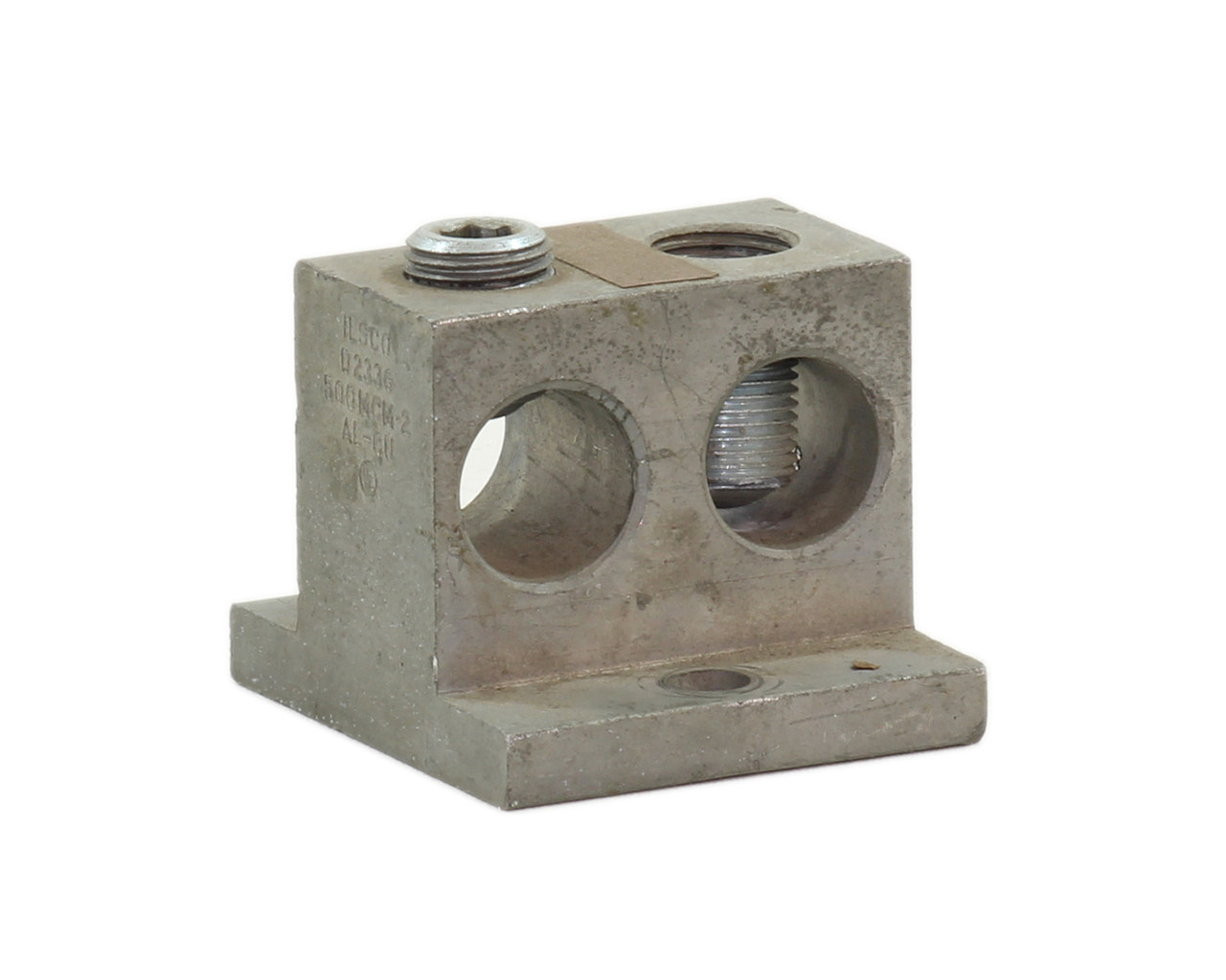 Ilsco D2336 Mechanical Wire Lug 500 MCM-2 Double Barrel 2-Hole