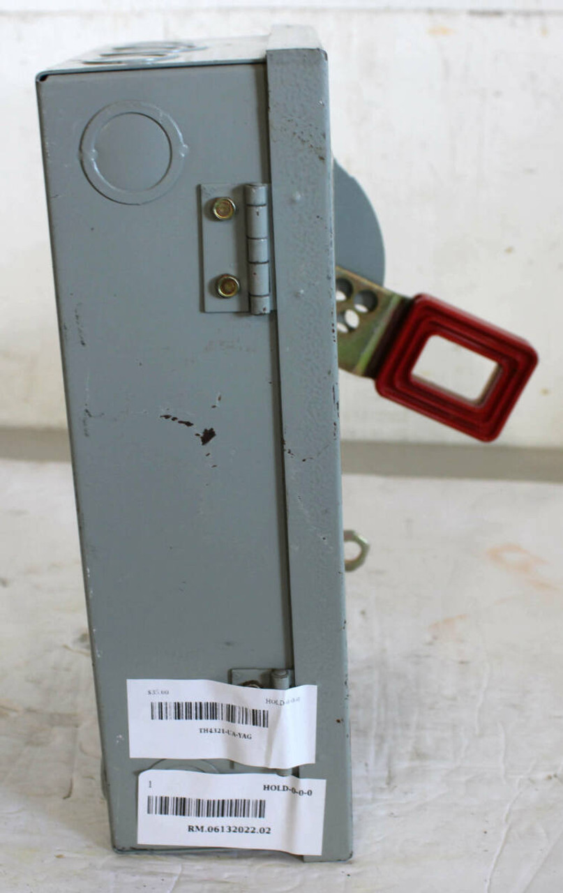 GE TH4321 Fusible Disconnect | 30A | 240V | 3-Pole | NEMA 1 | Heavy Duty Spec-Setter