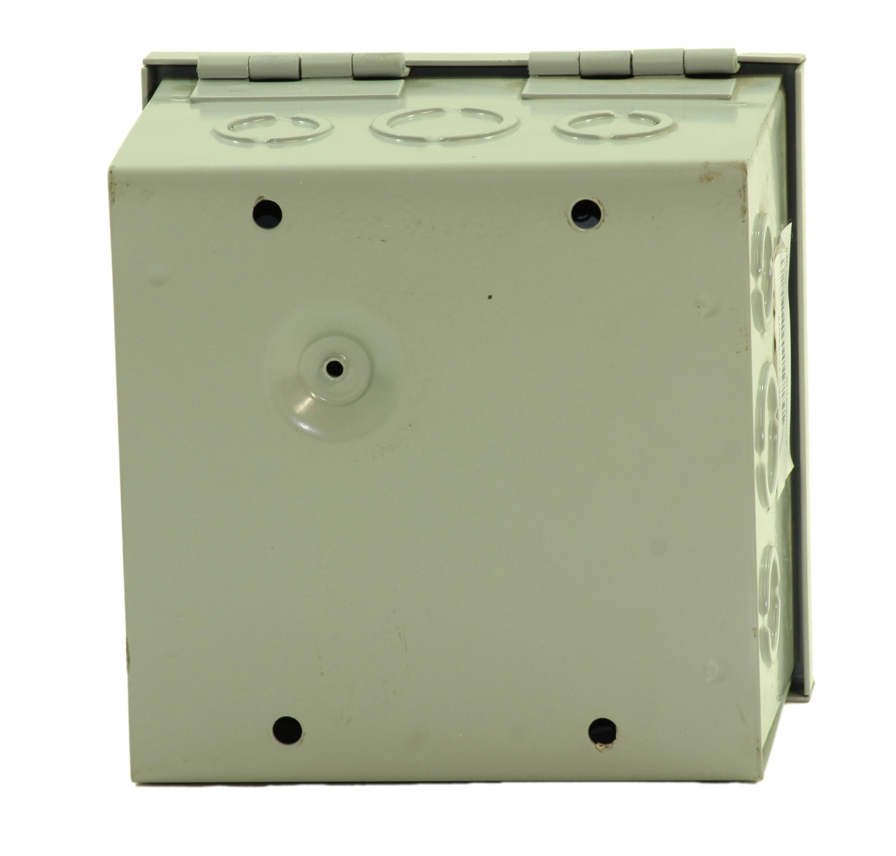 Hoffman AHE6X6X4 Hinged CVR Pull Box NEMA 1 4D 4H 6W With KOs YAGI