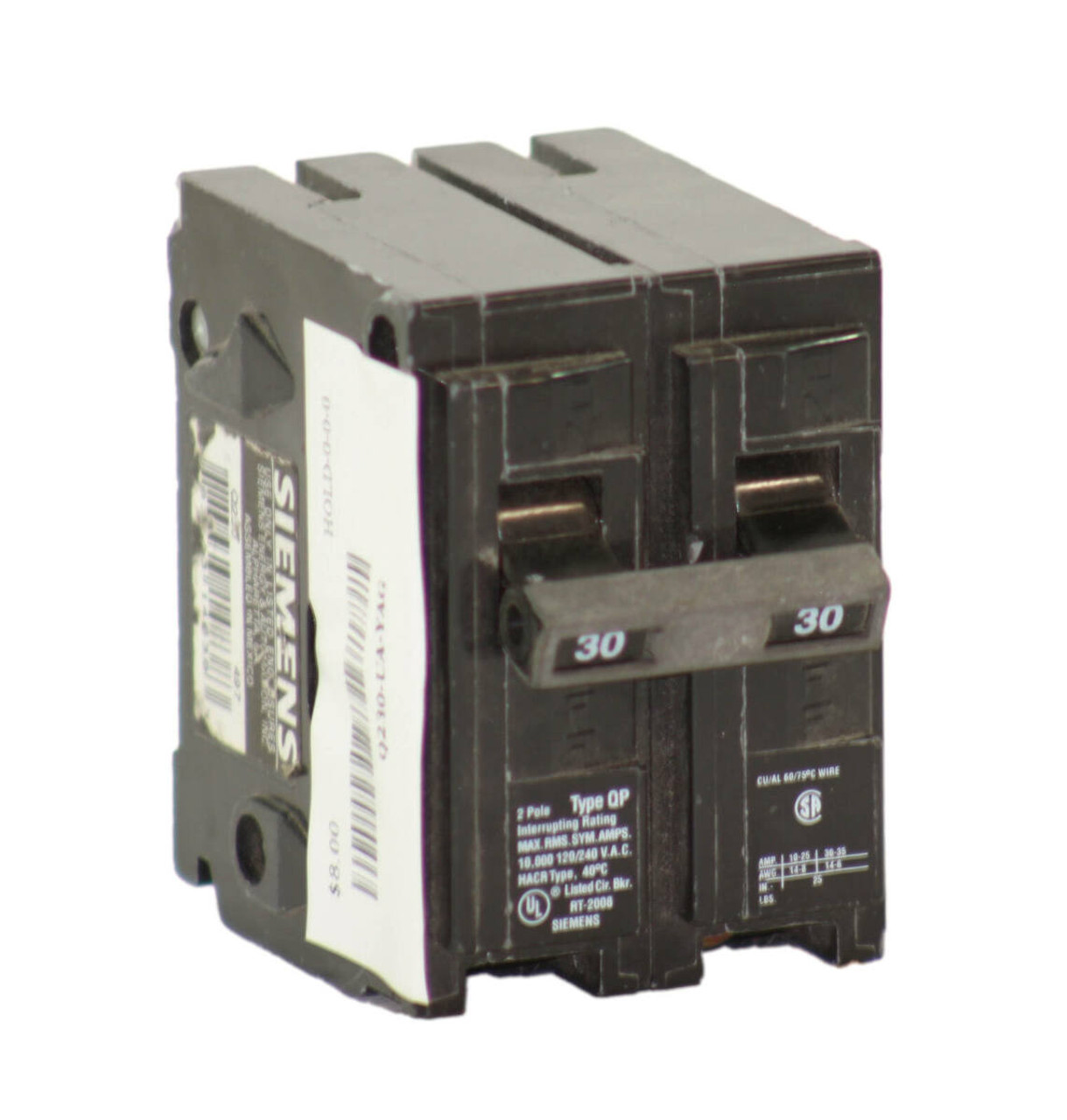 Siemens Q230 Breaker 30A 120/240V 2P 10kA