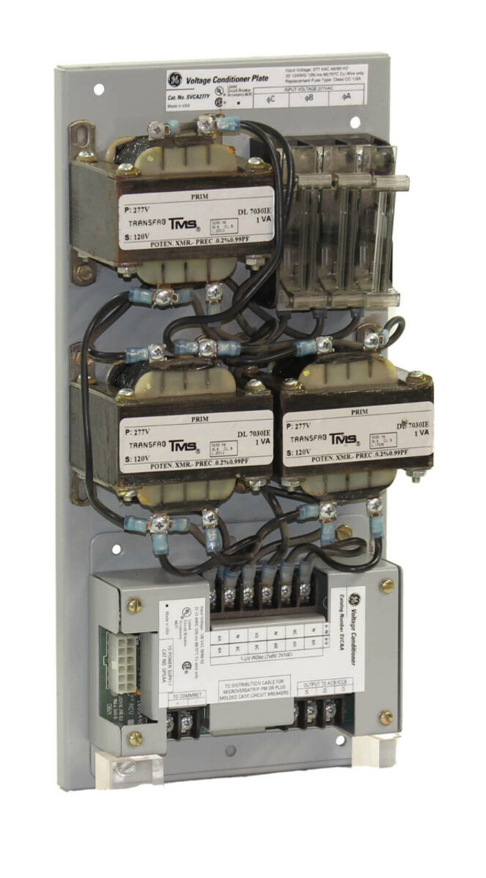 General Electric SVCA277Y Voltage Conditioning Plate with Conditioner and Transformer .001KVA Primary: 277 Secondary: 120 50/60 Hz TMS DE70IE