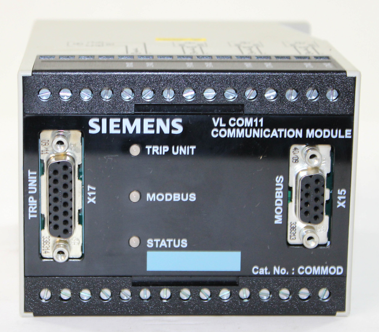 SIEMENS COMMOD VL Communication Module Power Supply Frame DG-PG, MLFB #3VL9000-8AS01 Class 2 Power Only With ZSI