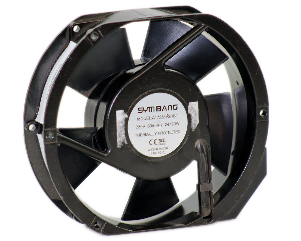 Symbang A17238V2HBT Fan 230V Diameter: 6 Inch 24/30W 50/60 Hz Thermally Protected