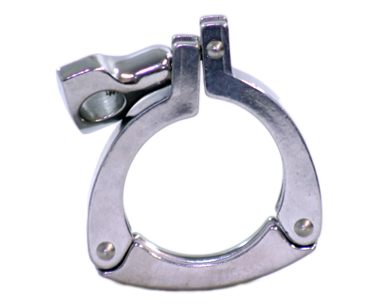 VNE 13MHHS Heavy Duty Clamp Material: Sanitary Stainless Steel Diameter: 2-1/2 Inch 3 Piece