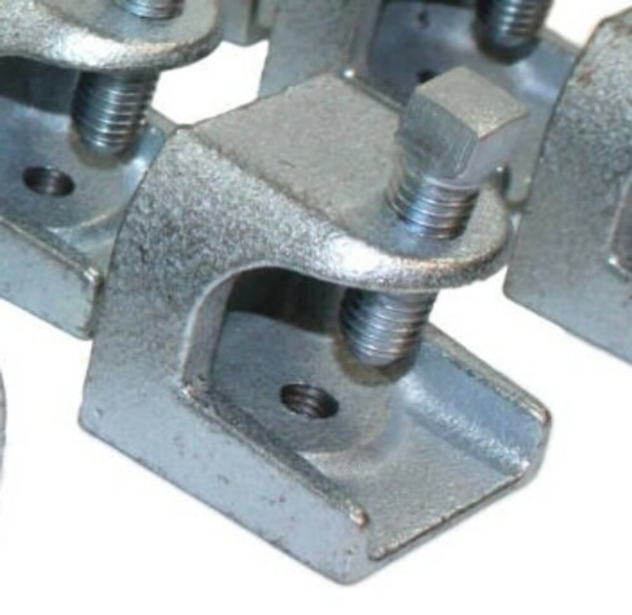 Thomas and Betts 502 Beam Clamps Diameter: 1 Inch Galvanized Malleable Iron Universal Tapped 3/8 Inch - 16