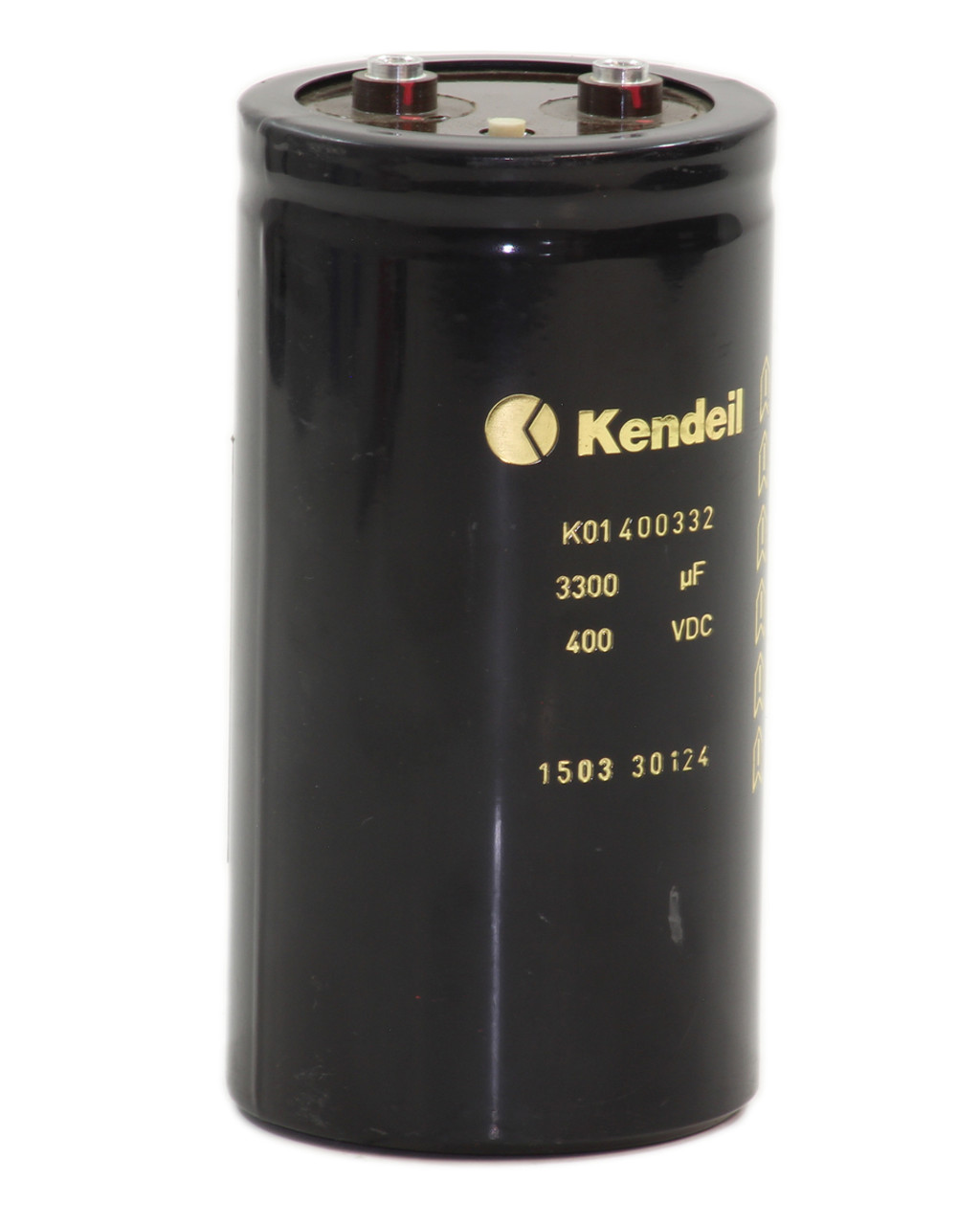 Kendeil K01400332 Surge-Proof Capacitor 400V 3300 ?F 3300 ?F; Aluminium Can with Insulation Sleeve
