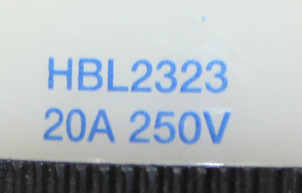 Hubbell HB2323 Plug 20A 250V EMERSON SDN 40-24-480C Power Supply 40A 24V Input: 380-480 AC