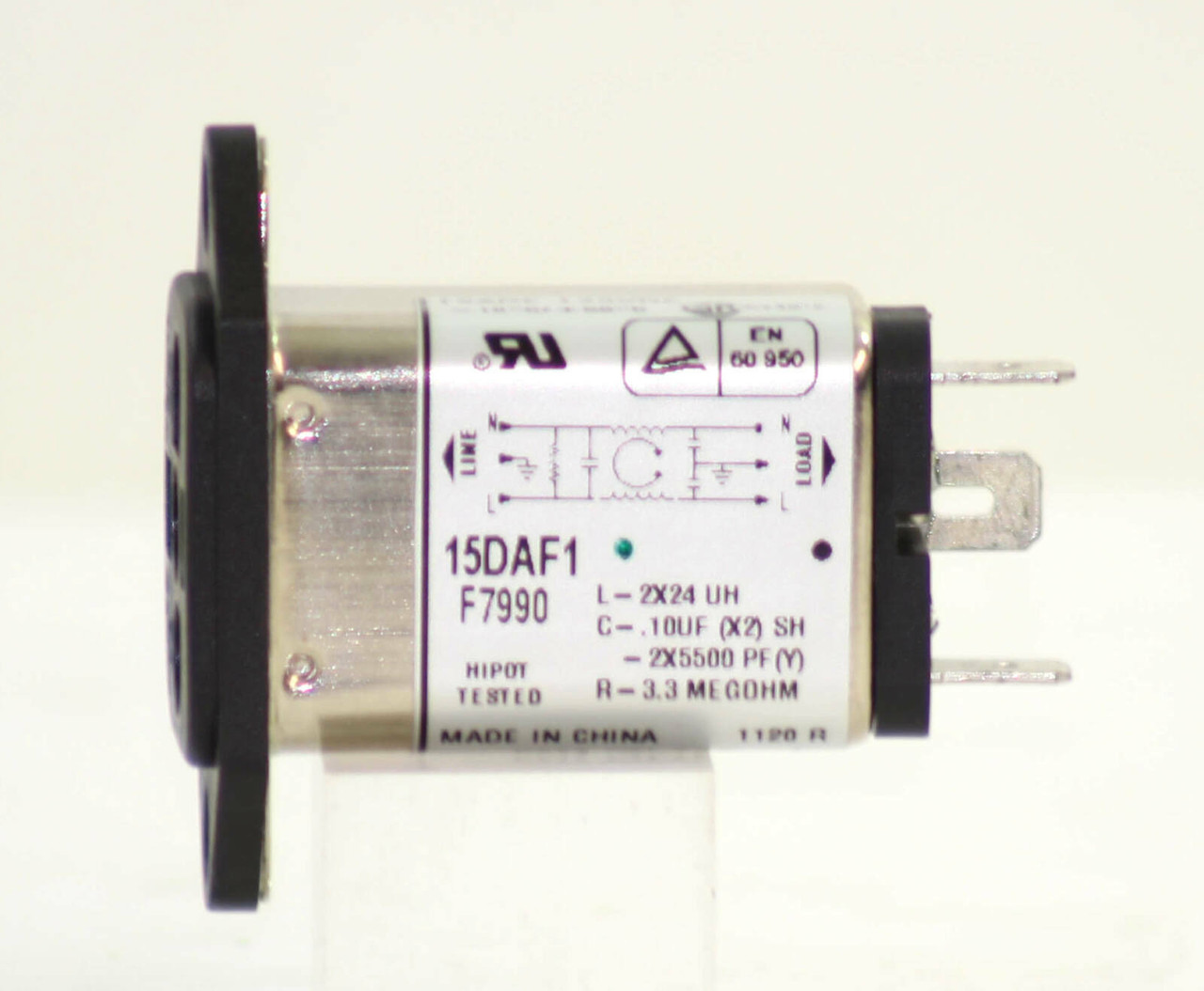 Corcom 15DAF1 Power Line Filter 35714-007-00007