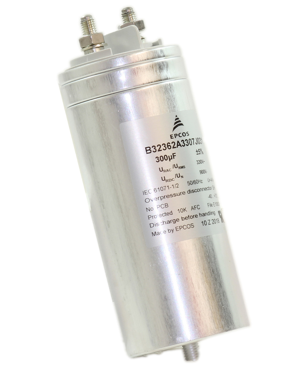 TDK Electronics B32362A3307J031 Capacitor 900V 300 µF 50-60 Hz