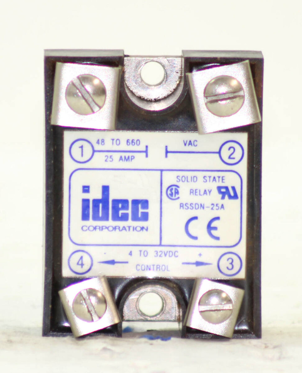 Idec RSSDN-25A Solid State Relay 25A 4PINS 4-32VDC