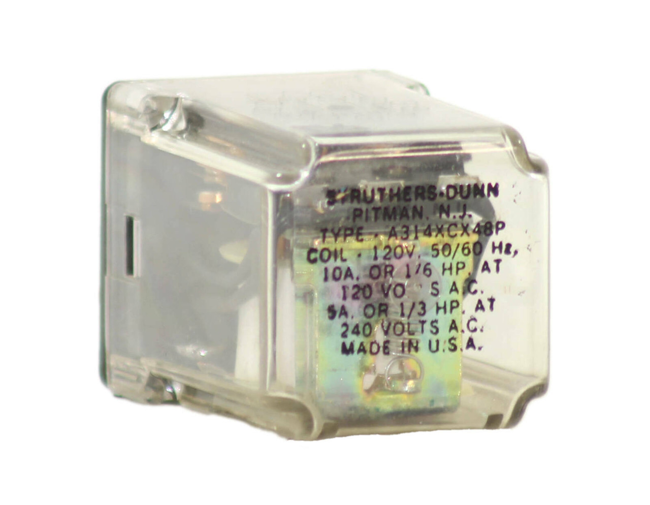 Struthers-Dunn A314XCX48P Relay 10A 120V 11PINS 50/60Hz