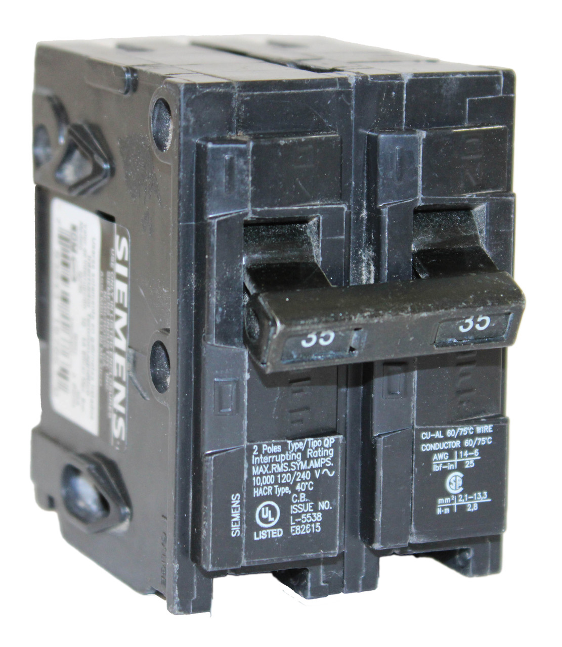 Siemens Q235 Breaker 35A 120/240V 2P 10kA