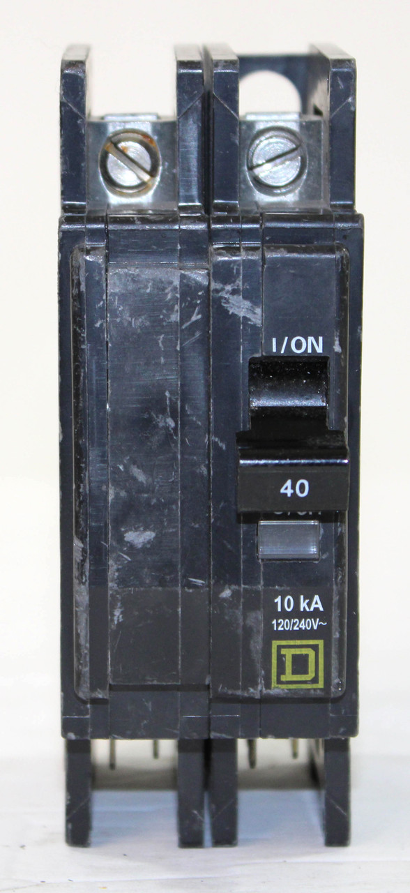 Square D QOU240 Breaker 40A 240V 2P 10kA