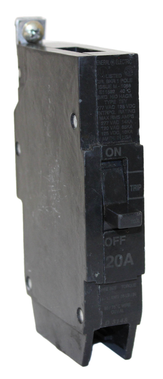 General Electric TEY120 Breaker 20A 277V 1P 14kA