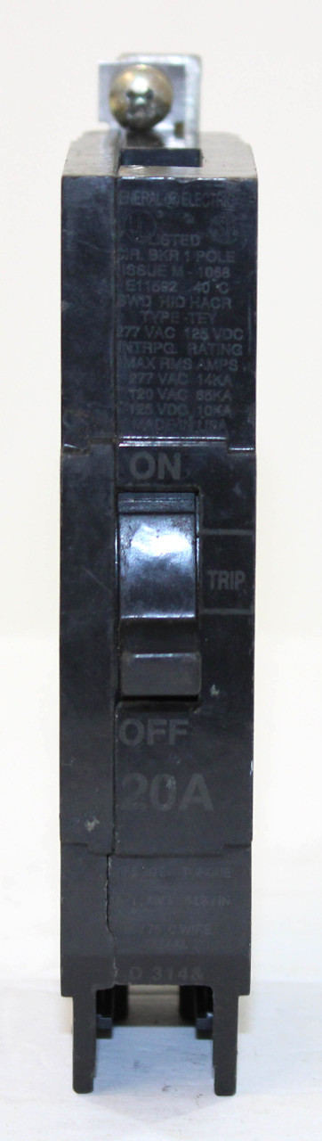 General Electric TEY120 Breaker 20A 277V 1P 14kA