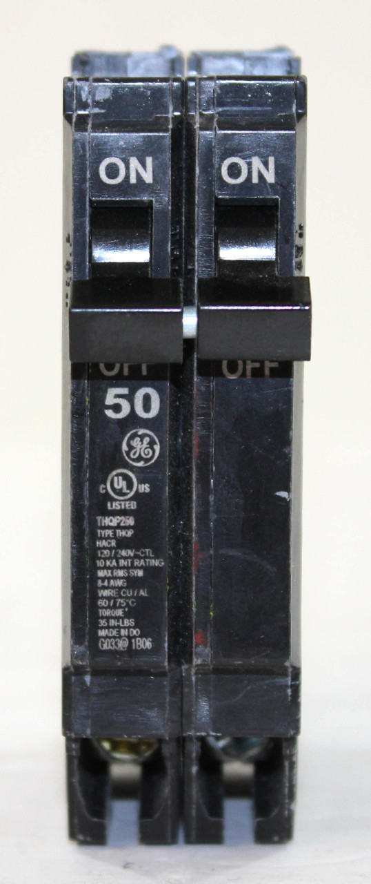 General Electric THQP250 Circuit Breaker - 50A 240V 2P 10kA