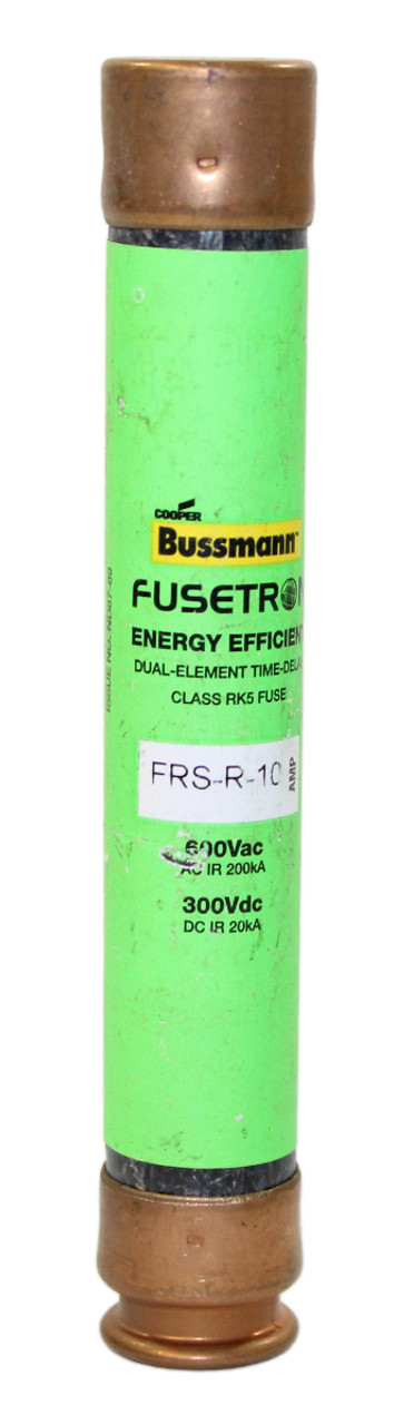 Bussmann FRS-R 10 Current Limiting Fuse 10A 600V Class RK5.