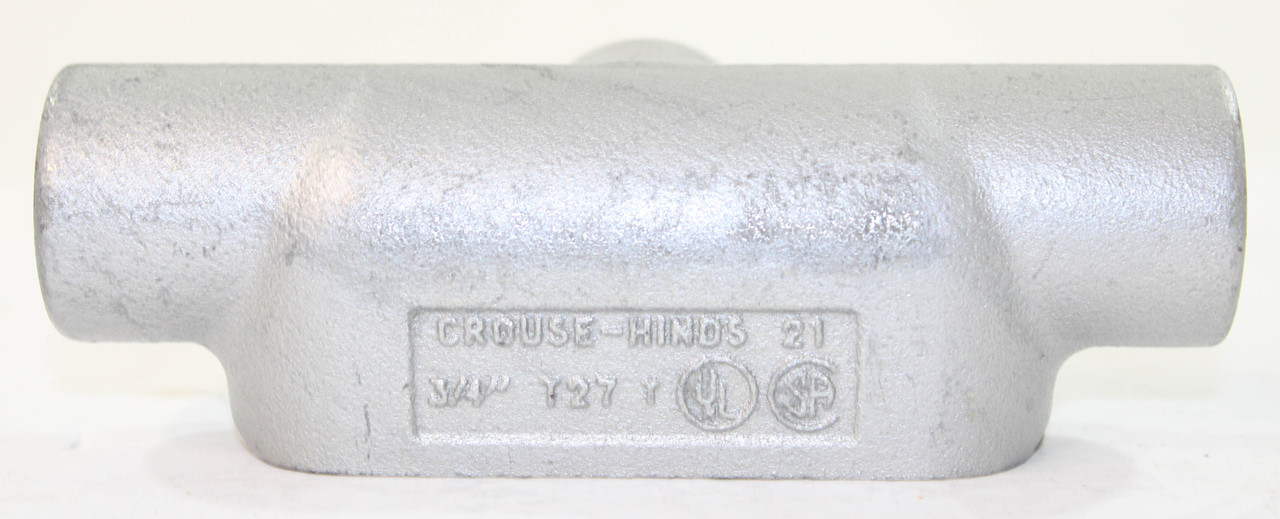 Crouse-Hinds T27 Conduit Body 3/4 Inch Iron Alloy