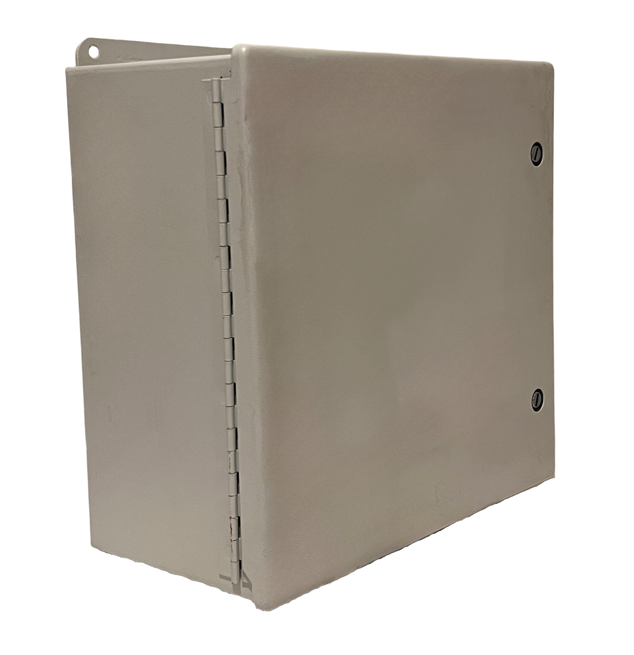 Hoffman A1212CHFL Enclosure 12x12x6 NEMA 4,12 Continuous Hinge With 1/4 Turn Latch