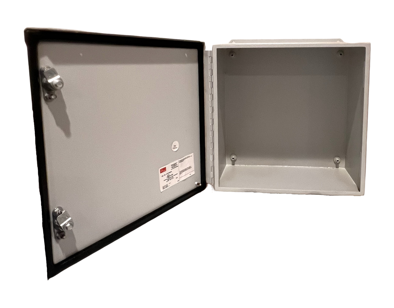 Hoffman A1212CHFL Enclosure 12x12x6 NEMA 4,12 Continuous Hinge With 1/4 Turn Latch