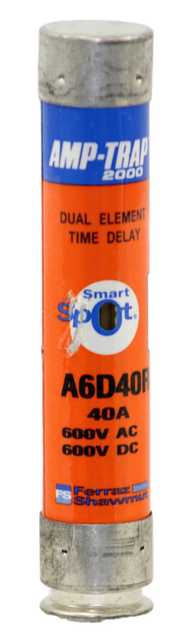 Ferraz Shawmut A4D40R Fuse 40A 600V Dual Element Time-Delay