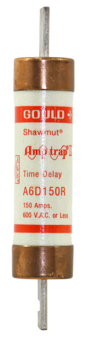 Gould Shawmut A6D150R Fuse 150A 600V Time Delay Class RK1