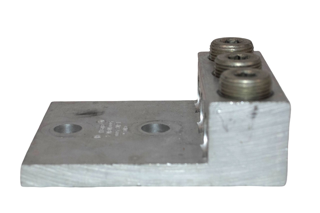 CMC L3M2-500 Dual-Rated 3-Barrel Mechanical Connector Lug — 500-4 AWG Aluminum/Copper