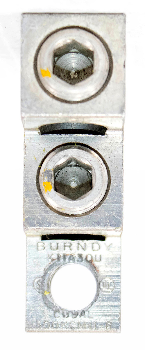 Burndy K11A30U Dual-Rated Aluminum/Copper Mechanical Lug – 6 AWG to 300 kcmil