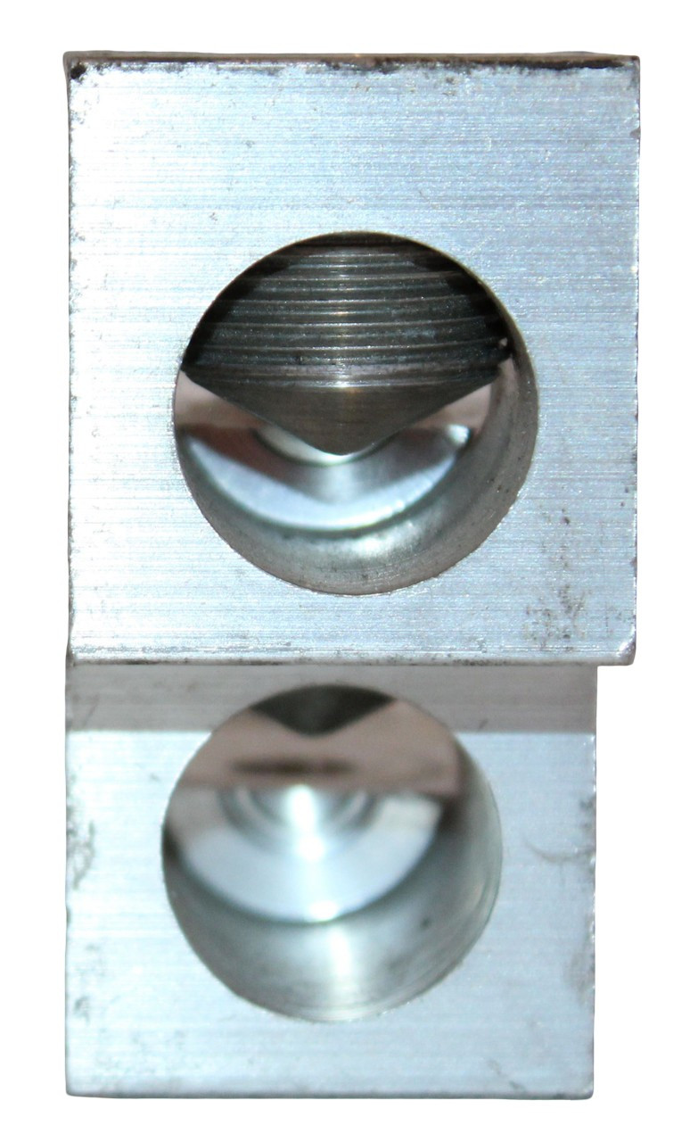 Ilsco PB2-600 Dual-Rated Panelboard Lug, 2-Port, 2 AWG–600 kcmil, Aluminum, Tin-Plated