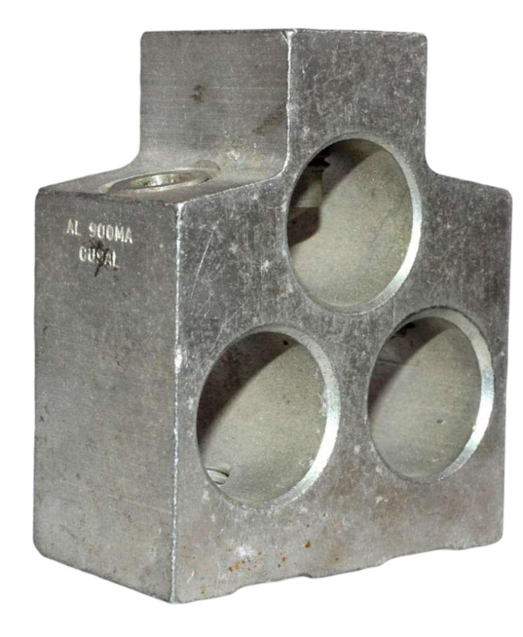 Square D AL900MA Mechanical Lug 3/0-500kcmil 3 Conductors 2 Mounting Holes