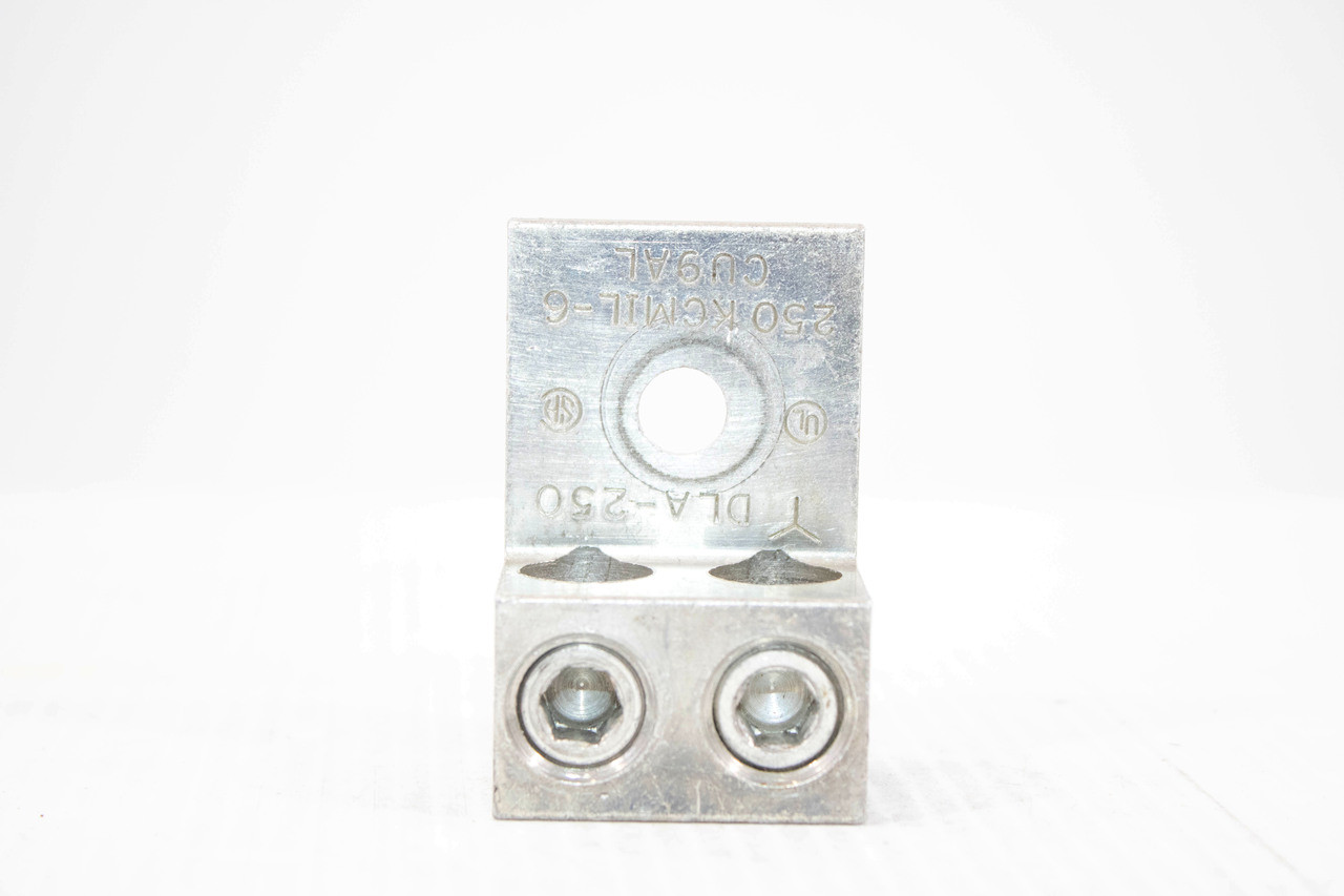 Ilsco DLA-250 Mechanical Lugs 250 kcmil-6 Double Barrel 1-Hole