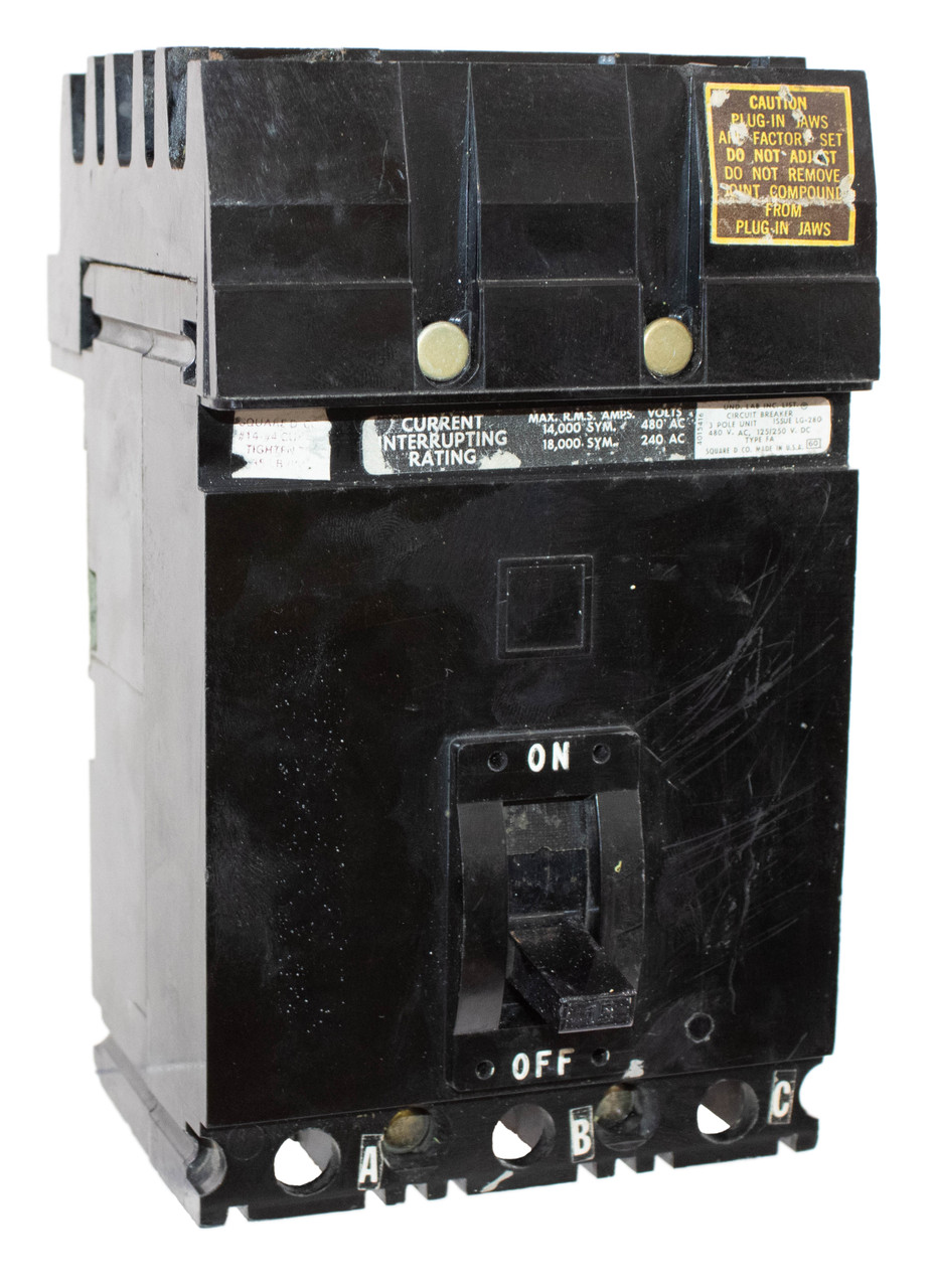 Square D FA34015 Breaker 480V 15A 3P 18KA