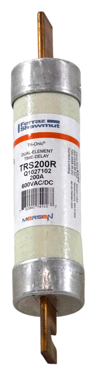 Ferraz Shawmut TRS200R Fuse 200A 600V Tri-onic Time Delay Q1027102 782001749187