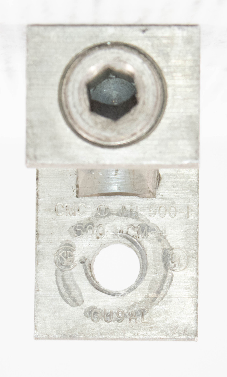 CMC AB-500-1 Aluminum Solderless Lug 500Kcmil-4 Single Conductor 1-Hole