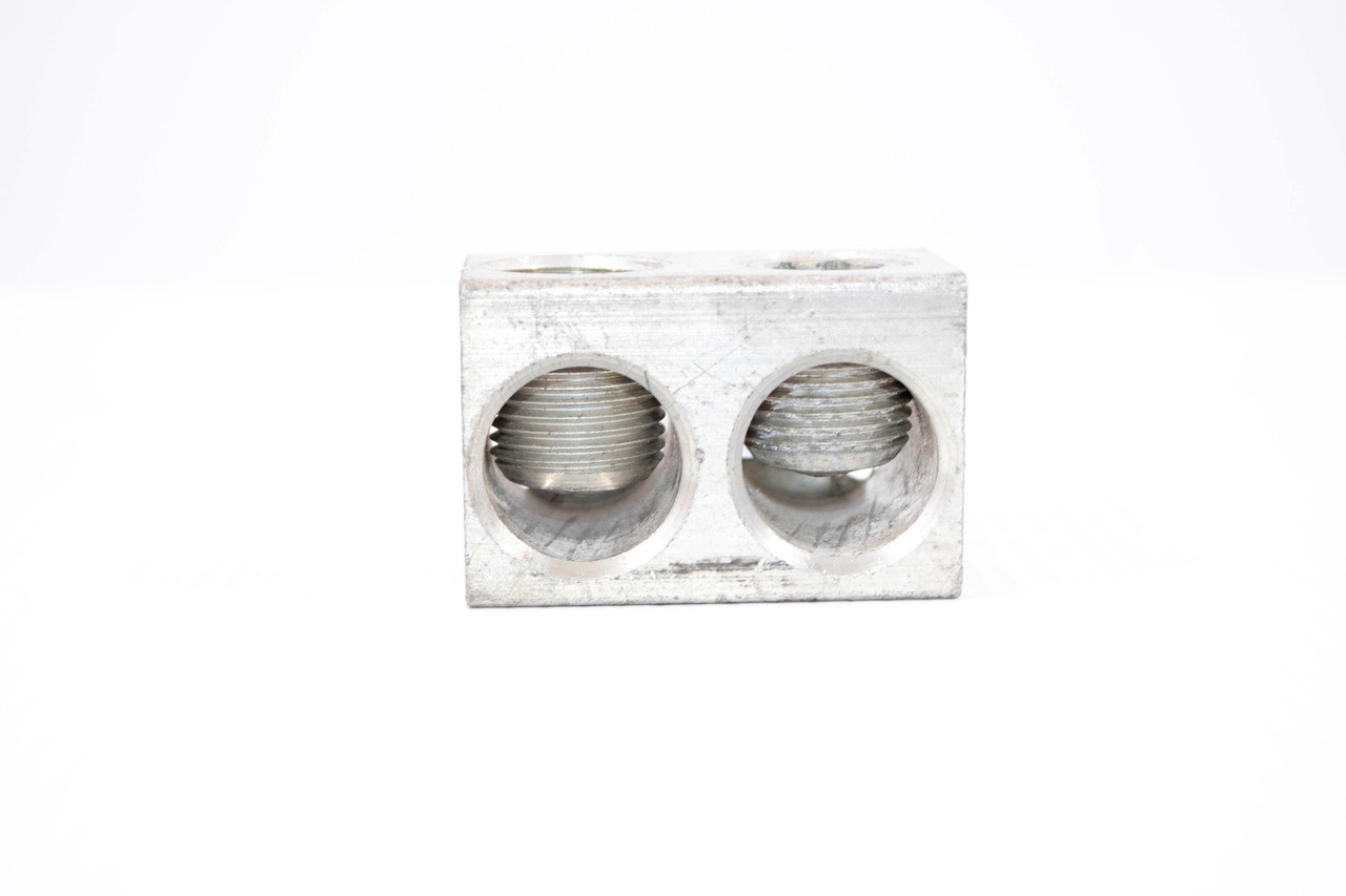 Thomas And Betts 2-500 Mechanical Lug Double Barrel 2- Holes Mounting