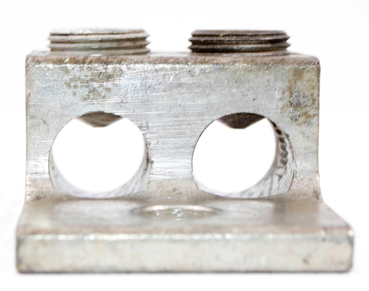 Penn Union L2A-500 Aluminum Solderless Lug 2 Conductor 500 MCM-6 1-Hole Tongue