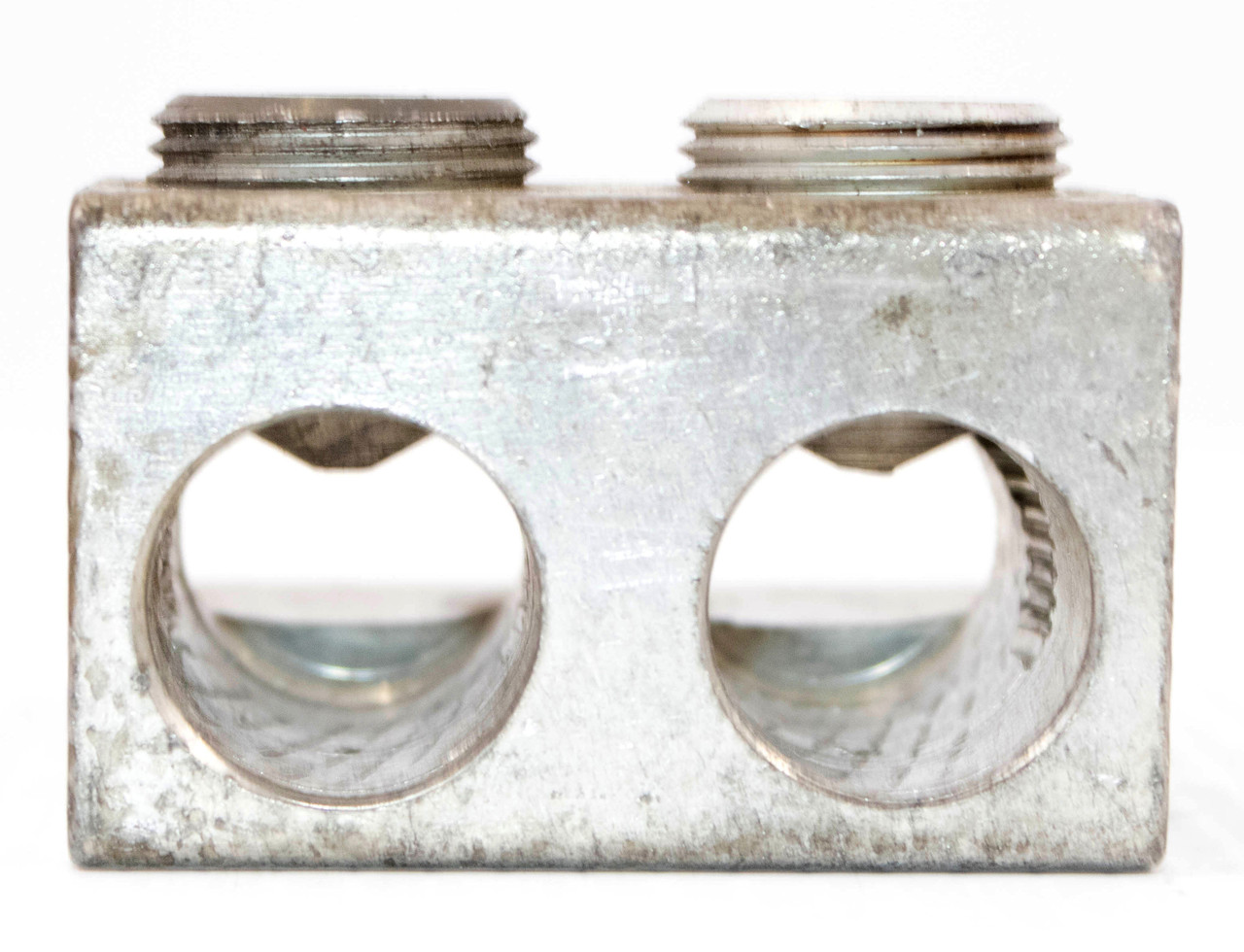 Penn Union L2A-500 Aluminum Solderless Lug 2 Conductor 500 MCM-6 1-Hole Tongue