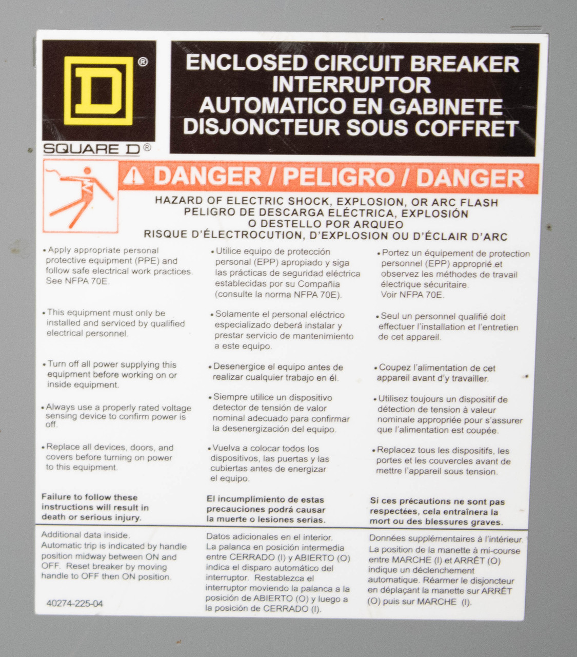 Circuit Breaker Enclosure